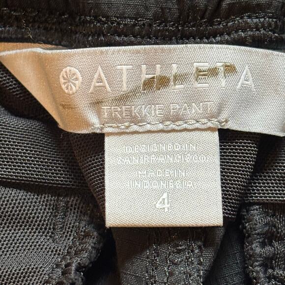 Athleta Black Trekkie Pant - size 4 - Picture 3 of 5